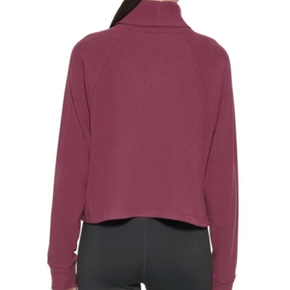 Calvin Klein Performance Ribbed Long-Sleeve Turtleneck | Large - Picture 3 of 6